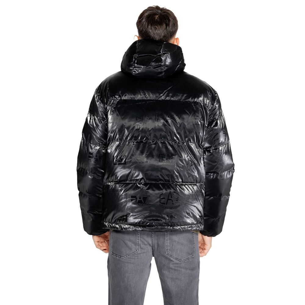 Vestes et manteaux en polyester noir EA7 Emporio Armani