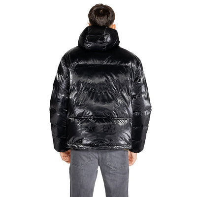 Vestes et manteaux en polyester noir EA7 Emporio Armani