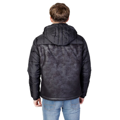 Vestes et manteaux en polyester noir EA7 Emporio Armani