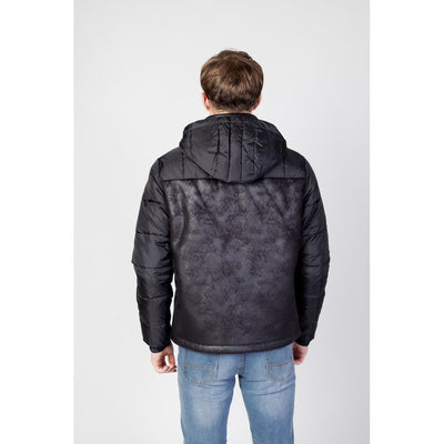 Vestes et manteaux en polyester noir EA7 Emporio Armani