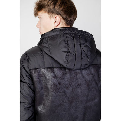 Vestes et manteaux en polyester noir EA7 Emporio Armani