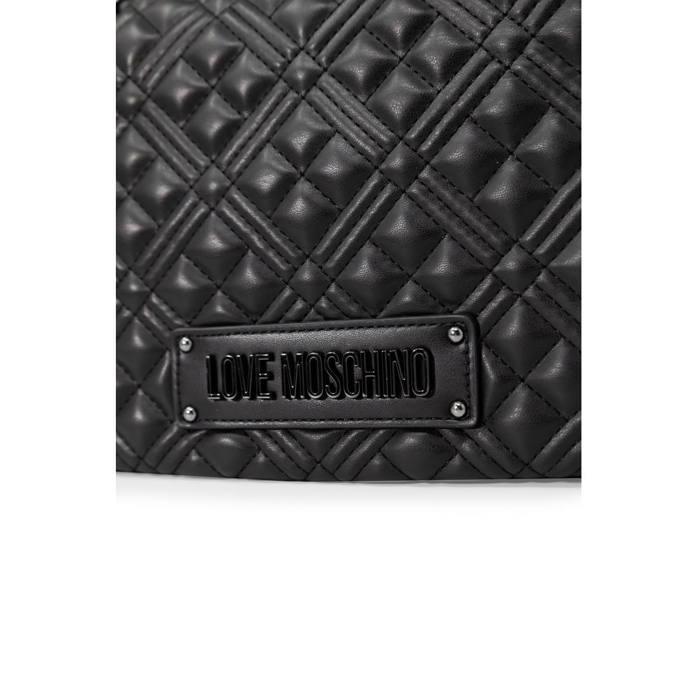Love Moschino Zwarte Polyethyleen Handtas