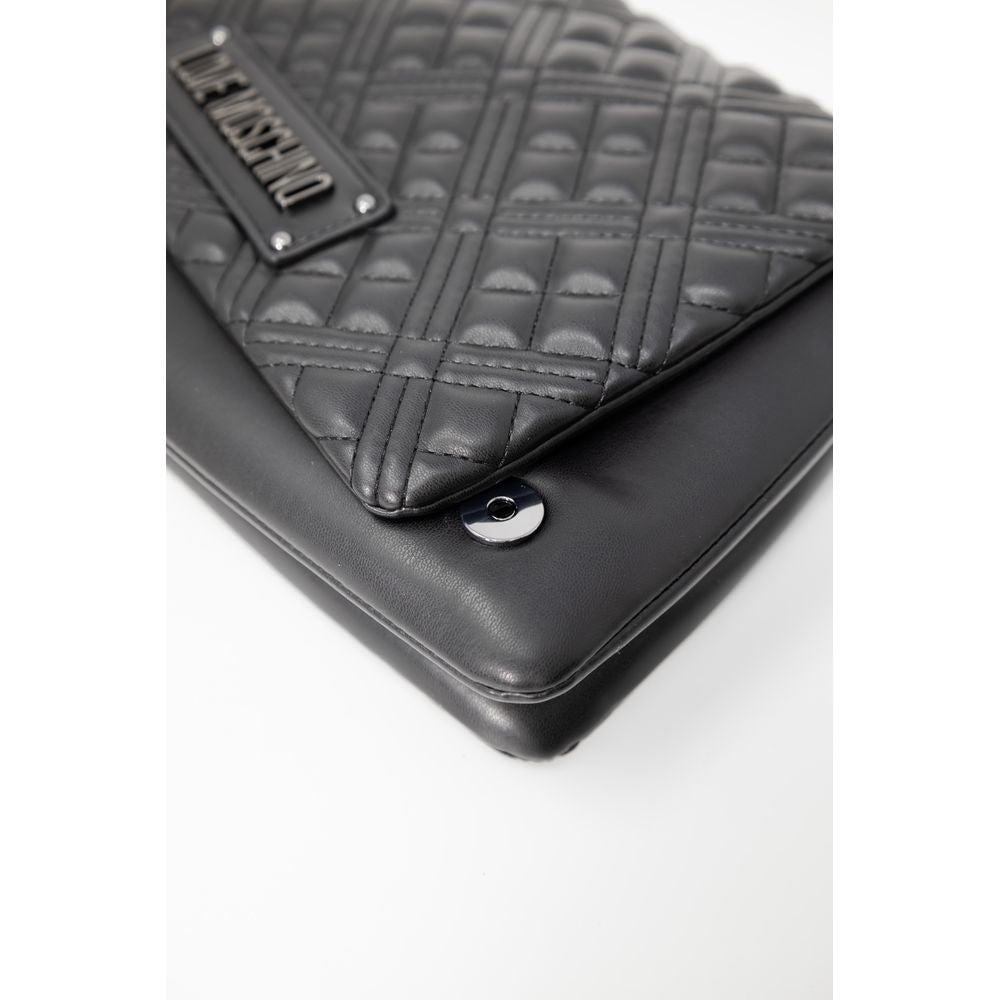 Love Moschino Zwarte Polyethyleen Handtas