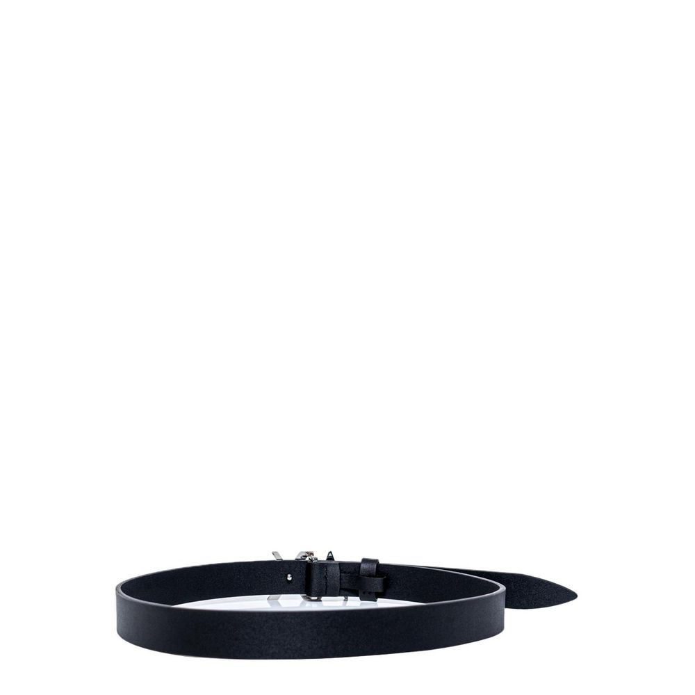 Armani Exchange zwarte leren riem