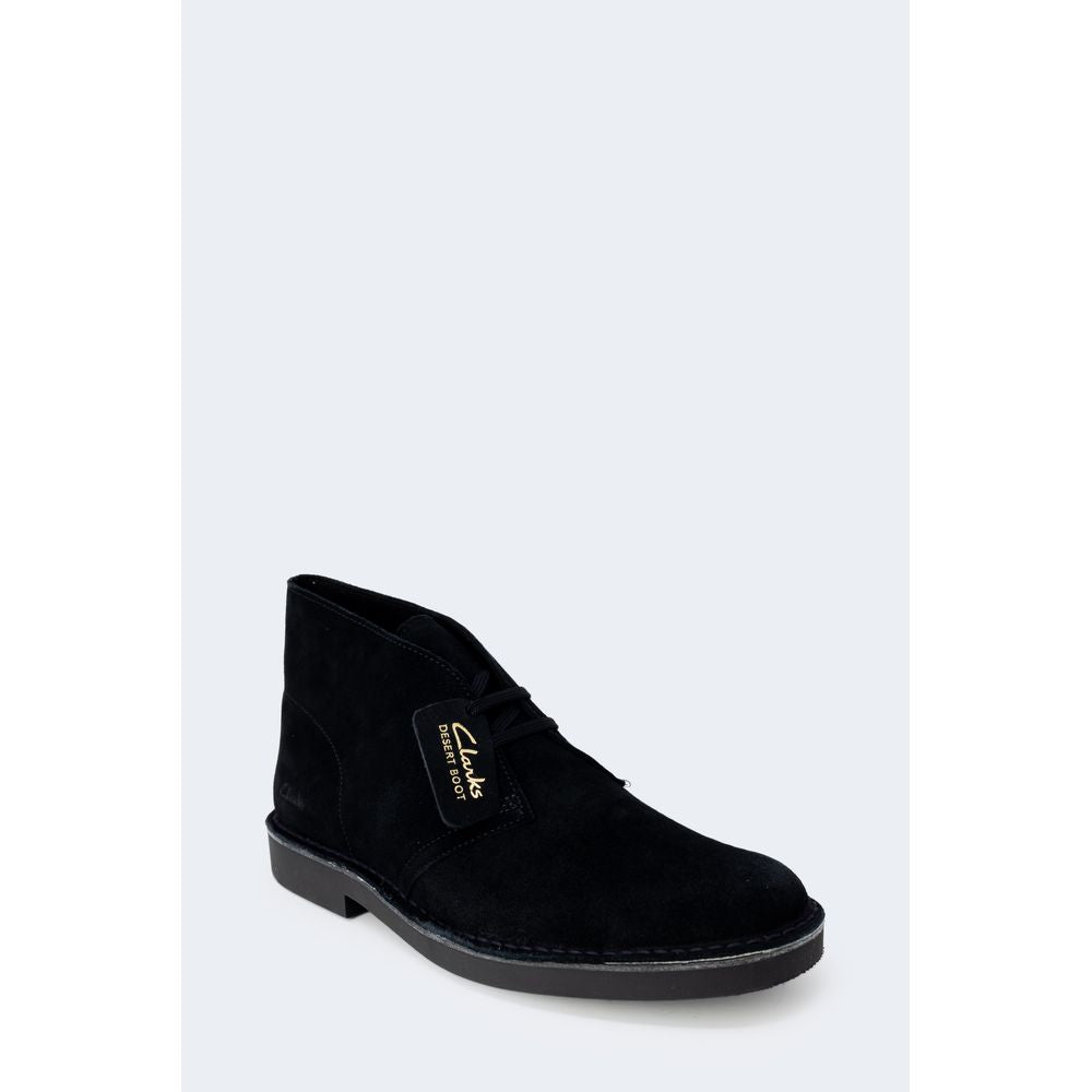 Bottes en cuir noir Clarks
