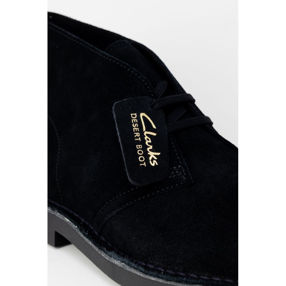 Bottes en cuir noir Clarks