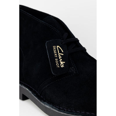 Bottes en cuir noir Clarks