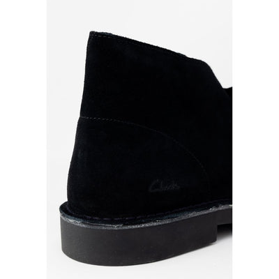 Bottes en cuir noir Clarks