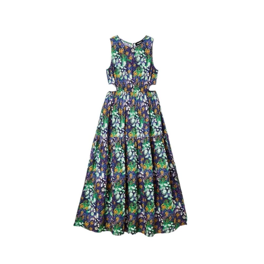 Desigual Bleu Viscose Longue