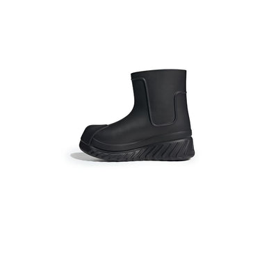Bottines synthétiques noires Adidas
