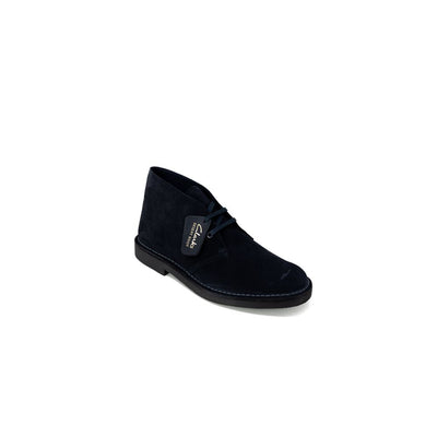 Clarks blauwe leren laarzen