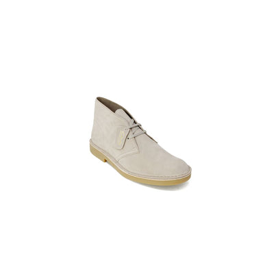Clarks grijze leren laarzen