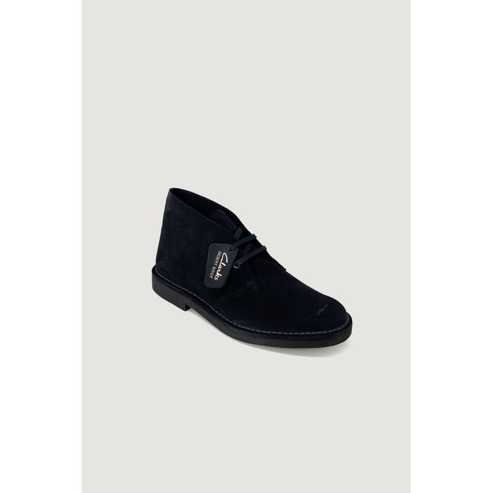 Clarks blauwe leren laarzen