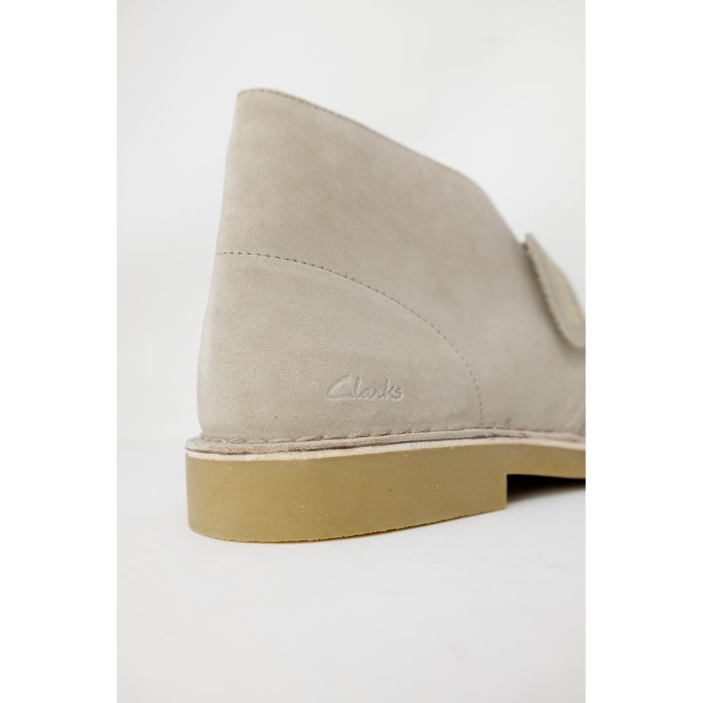 Clarks grijze leren laarzen