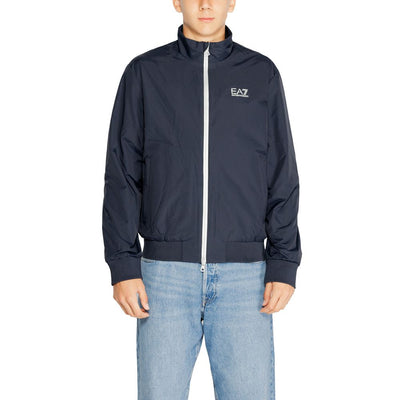 Vestes et manteaux en polyamide bleu EA7 Emporio Armani