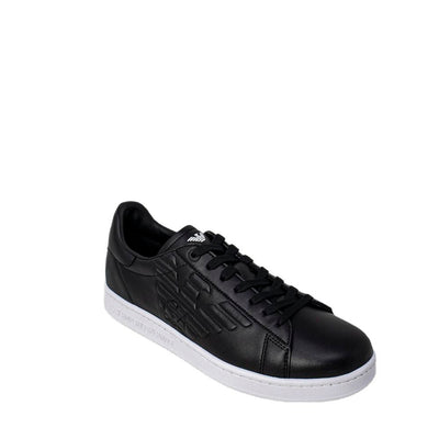 Baskets EA7 Emporio Armani en polyéthylène noir et blanc