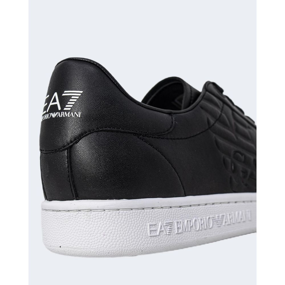 Baskets EA7 Emporio Armani en polyéthylène noir et blanc