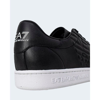 Baskets EA7 Emporio Armani en polyéthylène noir et blanc
