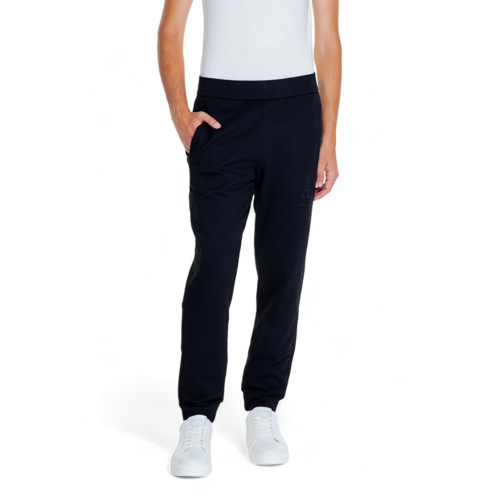 Pantalon de jogging en coton noir Armani Exchange