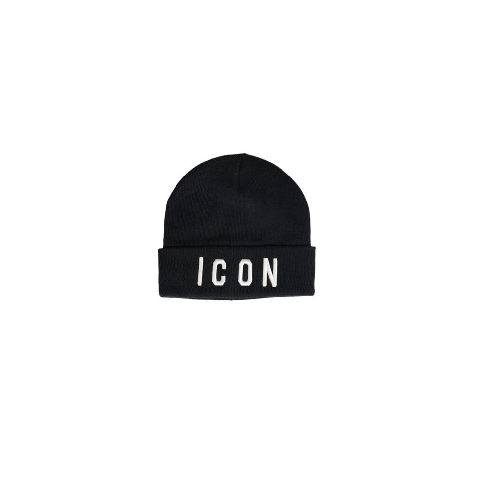 Icon Black Marabou Caps Baseball Hat