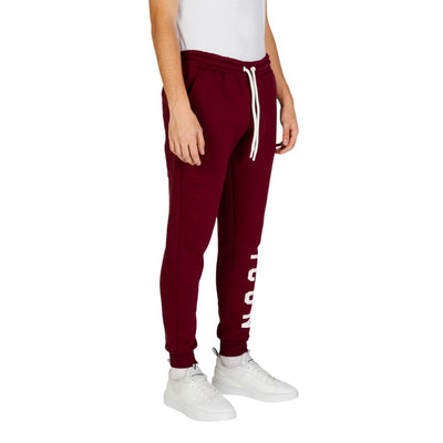 Pantalon de jogging en coton bordeaux Icon