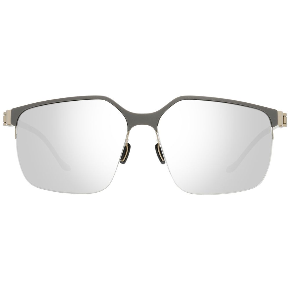 Lunettes de soleil Mercedes Benz grises en métal