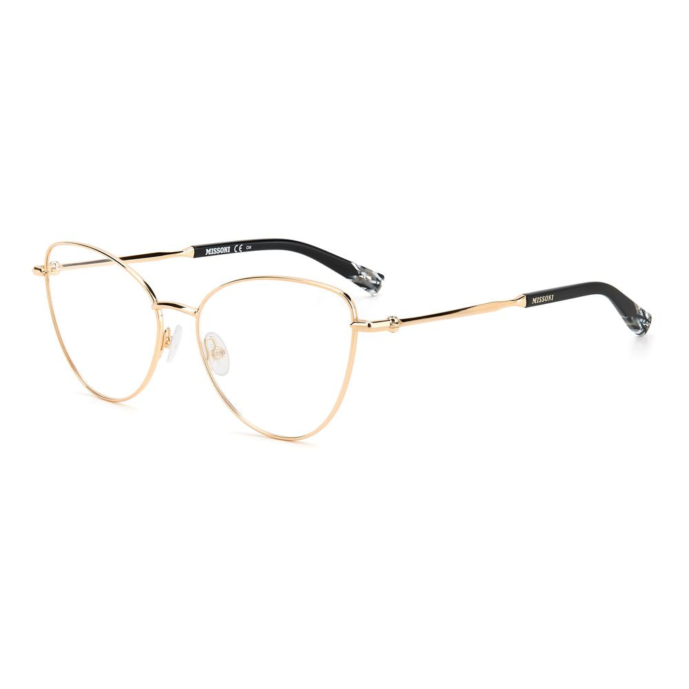 Montures Missoni en acier inoxydable or rose