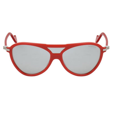 Lunettes de soleil injectées rouges Moncler