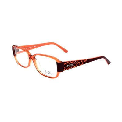 Montures en plastique orange Emilio Pucci