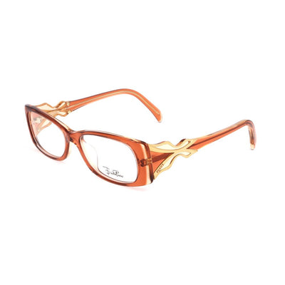 Montures en plastique orange Emilio Pucci