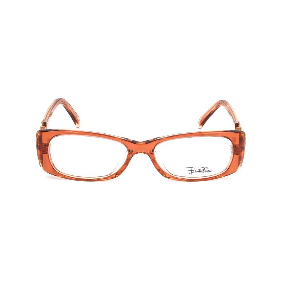 Montures en plastique orange Emilio Pucci