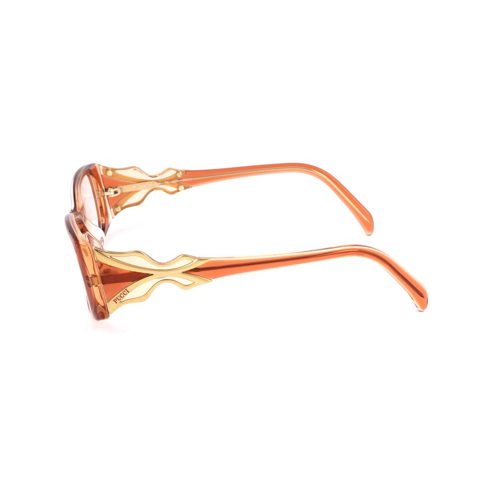 Montures en plastique orange Emilio Pucci