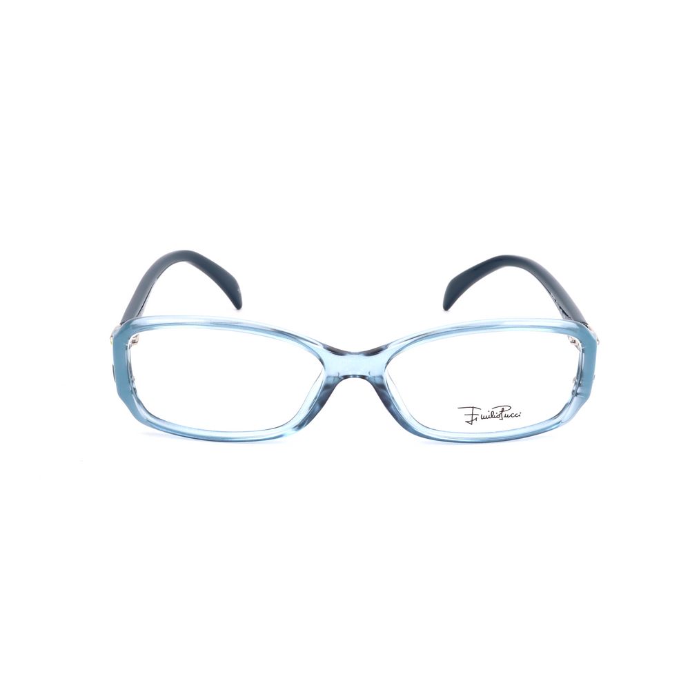 Montures en plastique bleu Emilio Pucci