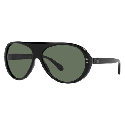 Lunettes de soleil en acétate noir Ralph Lauren