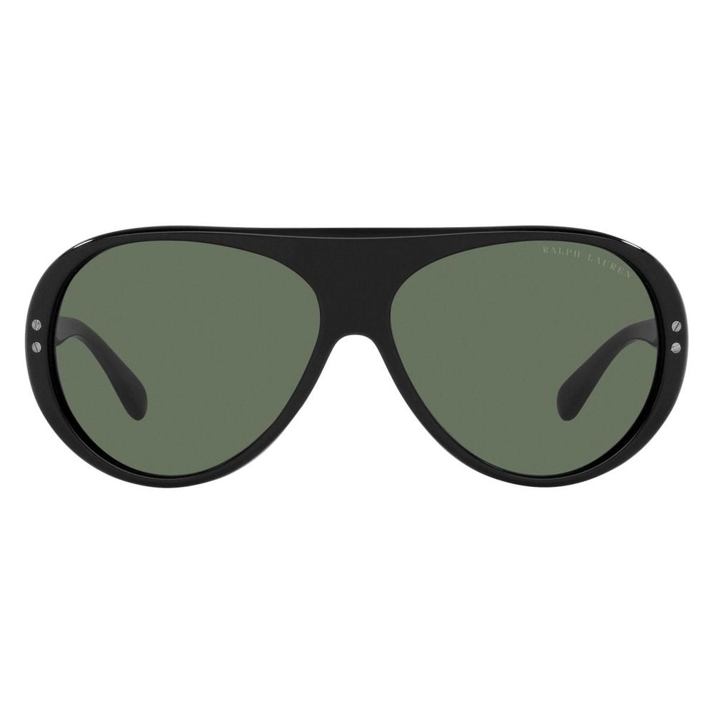 Lunettes de soleil en acétate noir Ralph Lauren