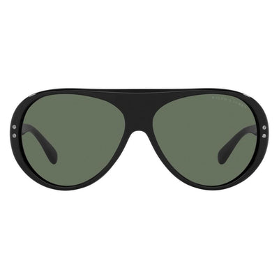 Lunettes de soleil en acétate noir Ralph Lauren