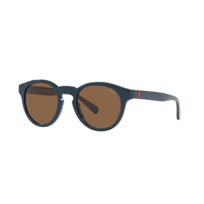 Lunettes de soleil en acétate gris Ralph Lauren