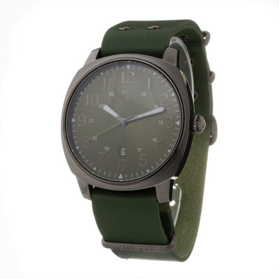 Montre Folli Follie en cuir vert
