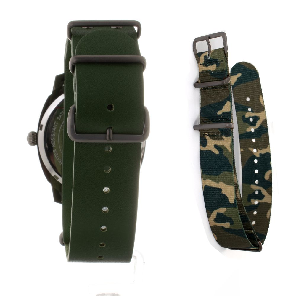 Montre Folli Follie en cuir vert