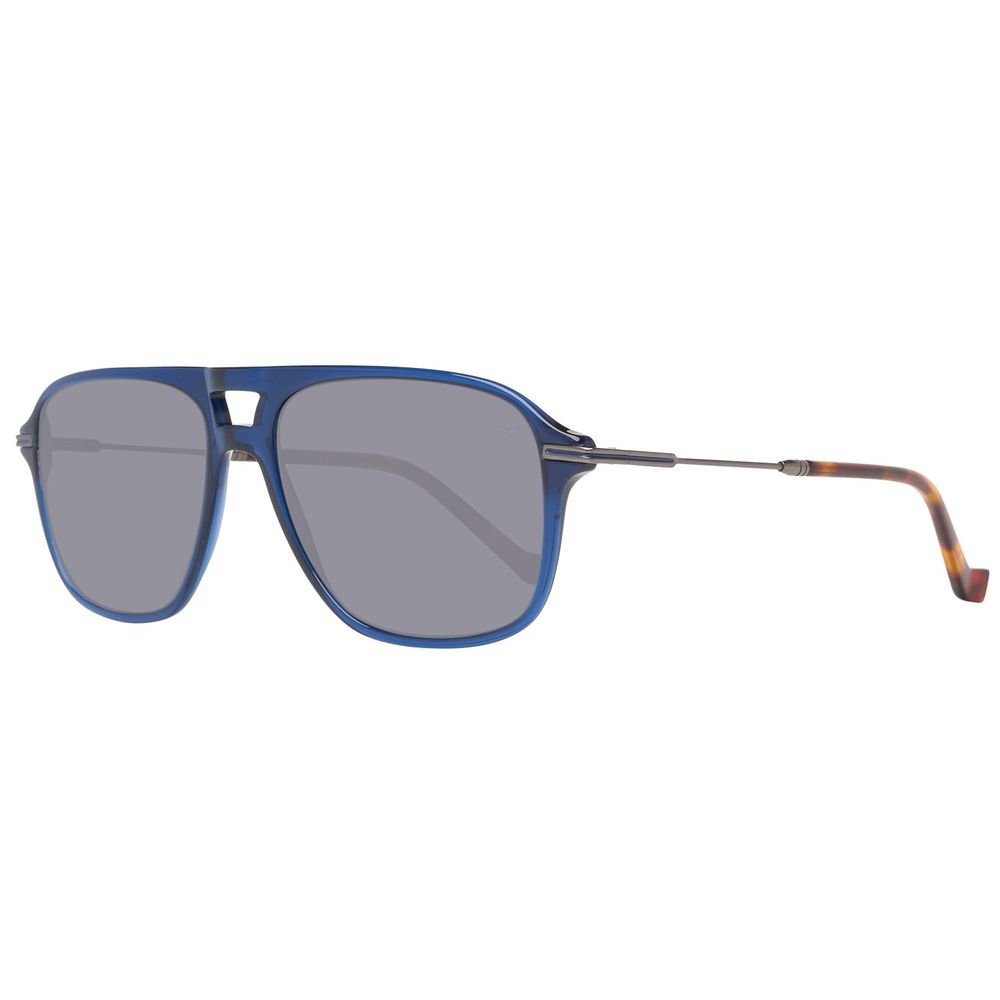 Lunettes de soleil Hackett en acétate bleu