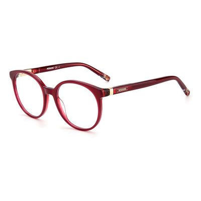Montures en acétate rouge Missoni