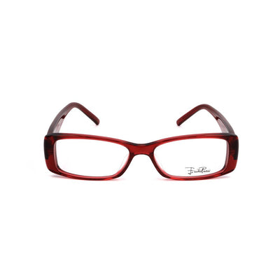 Montures en plastique rouge Emilio Pucci