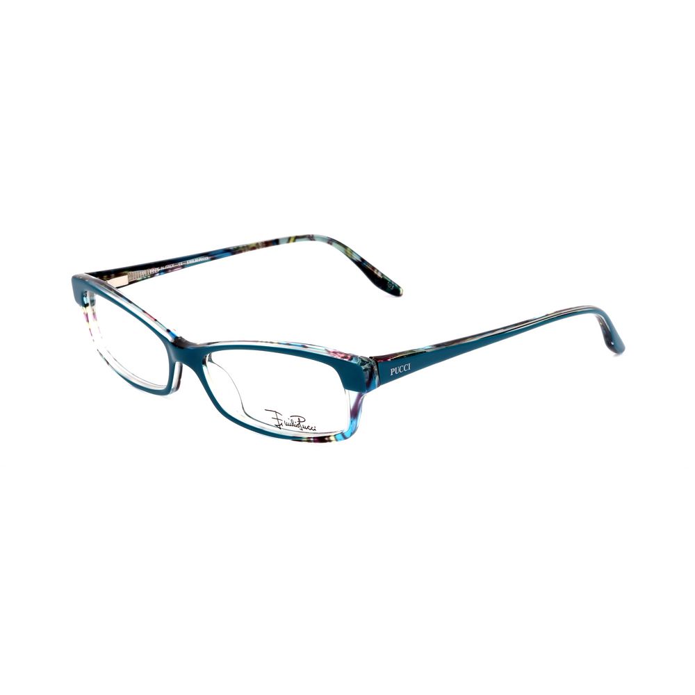 Montures en plastique bleu Emilio Pucci