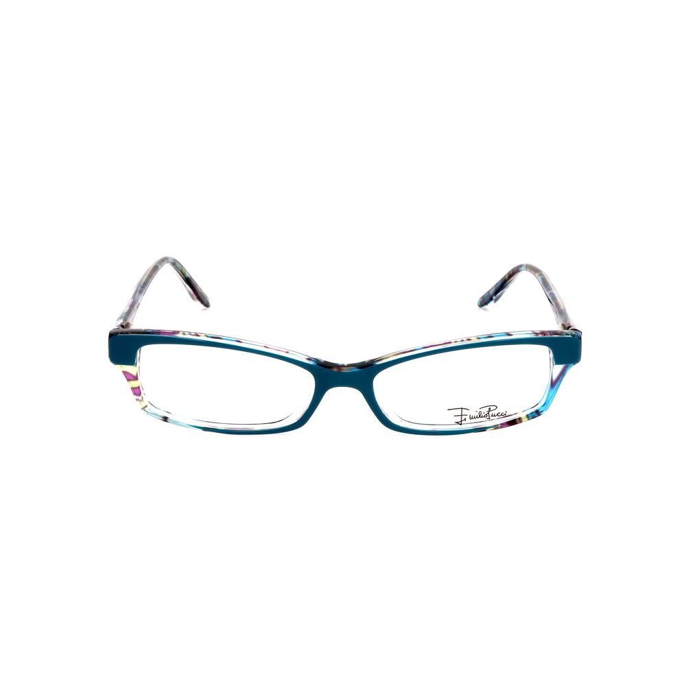 Montures en plastique bleu Emilio Pucci