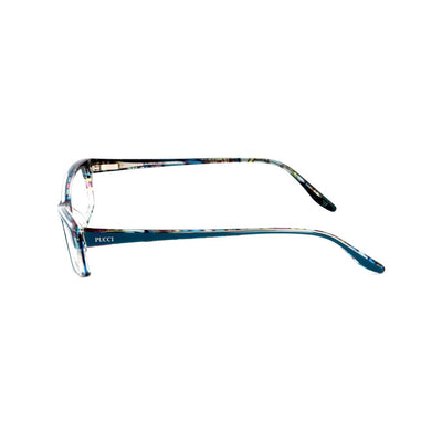 Montures en plastique bleu Emilio Pucci