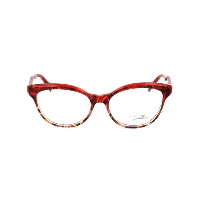 Montures en plastique rouge Emilio Pucci