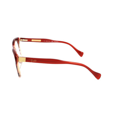 Montures en plastique rouge Emilio Pucci
