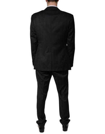 Costume formel simple boutonnage en laine noire Dolce &amp; Gabbana