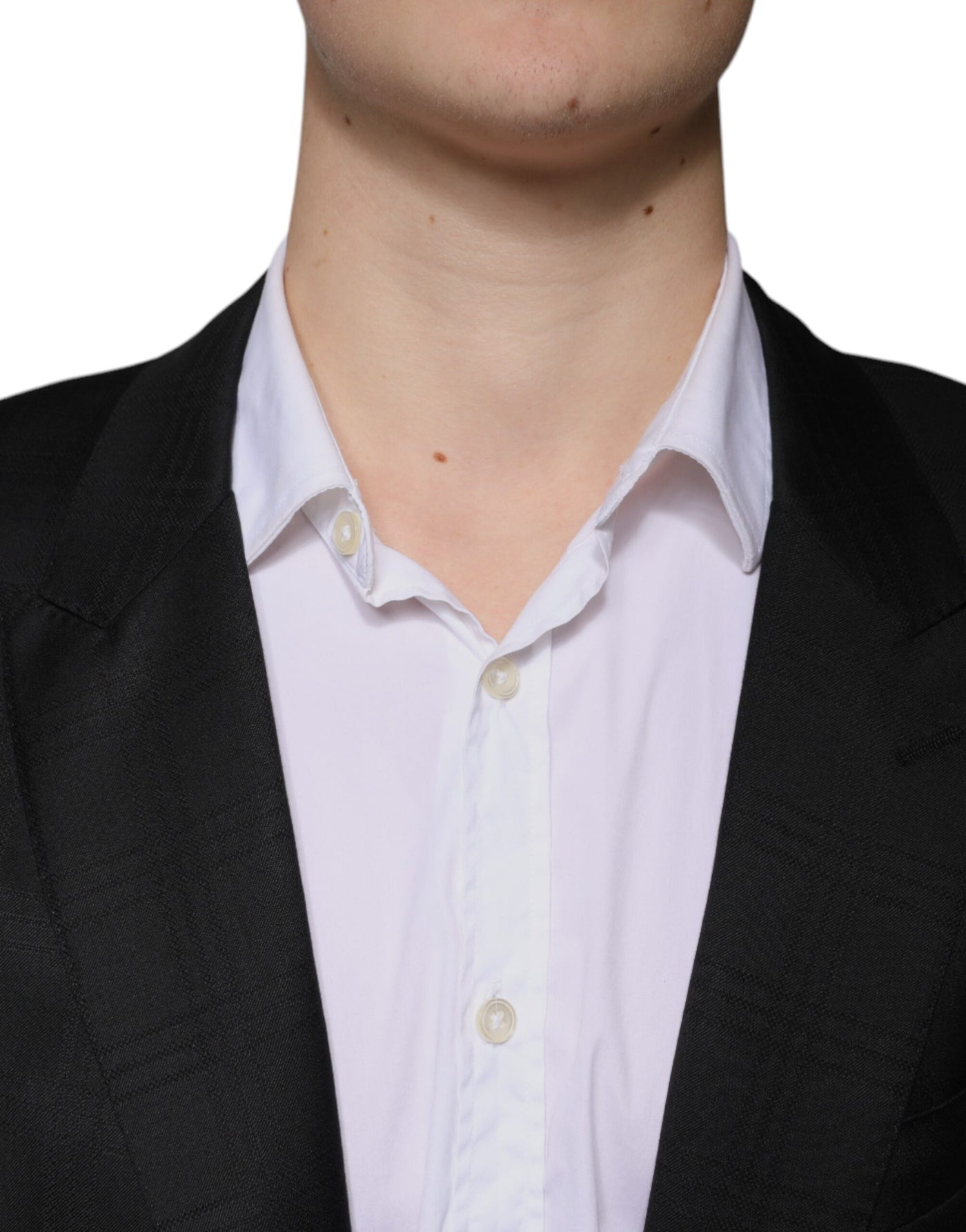 Costume formel simple boutonnage en laine noire Dolce &amp; Gabbana