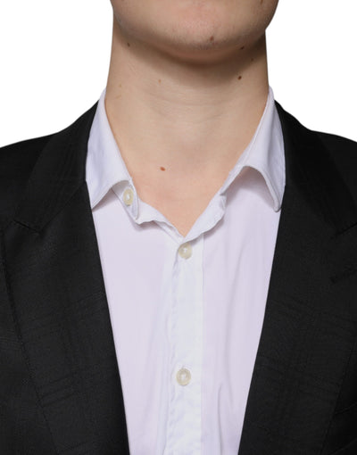 Costume formel simple boutonnage en laine noire Dolce &amp; Gabbana